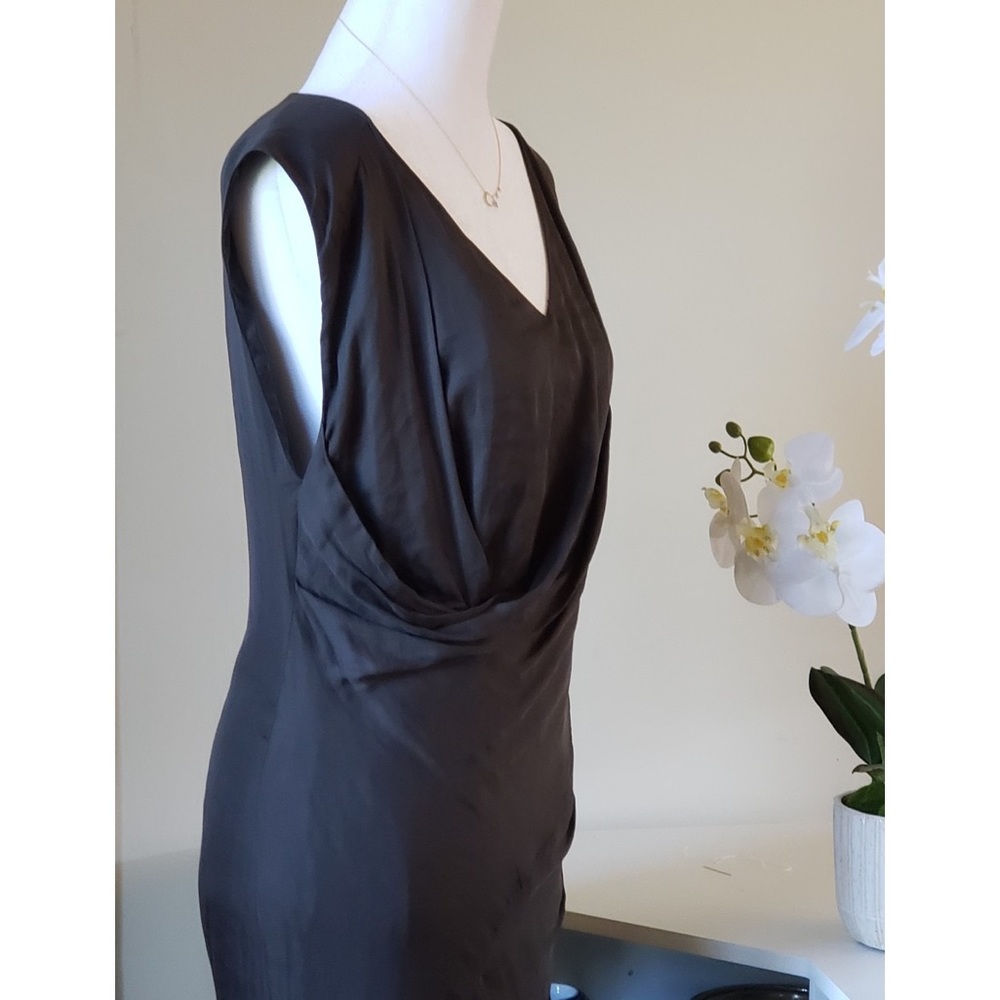 Pre-owned ALLSAINTS SLEEVELESS  RUCHED DRESS - Picture 5 of 12